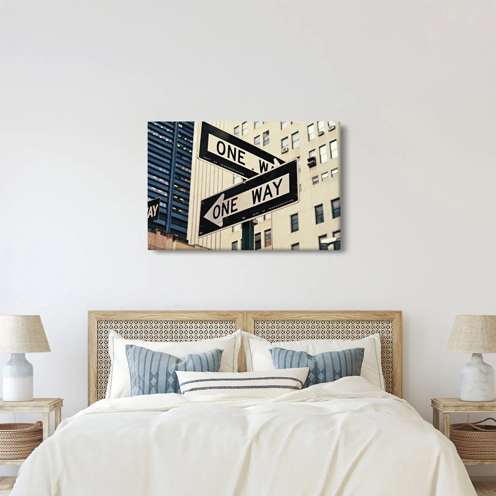 Obraz - New York ONE WAY (90x60 cm)