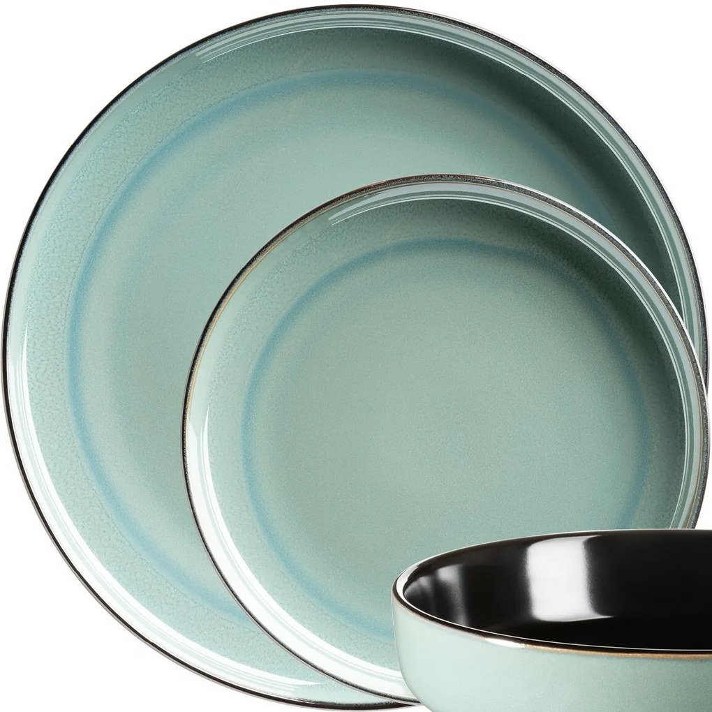 Mäser 10-dielna jedálenská súprava ALENIA, zelená