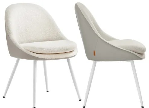 Set dvoch jedálenských stoličiek s vankúšmi KDC184W01 (2 ks)