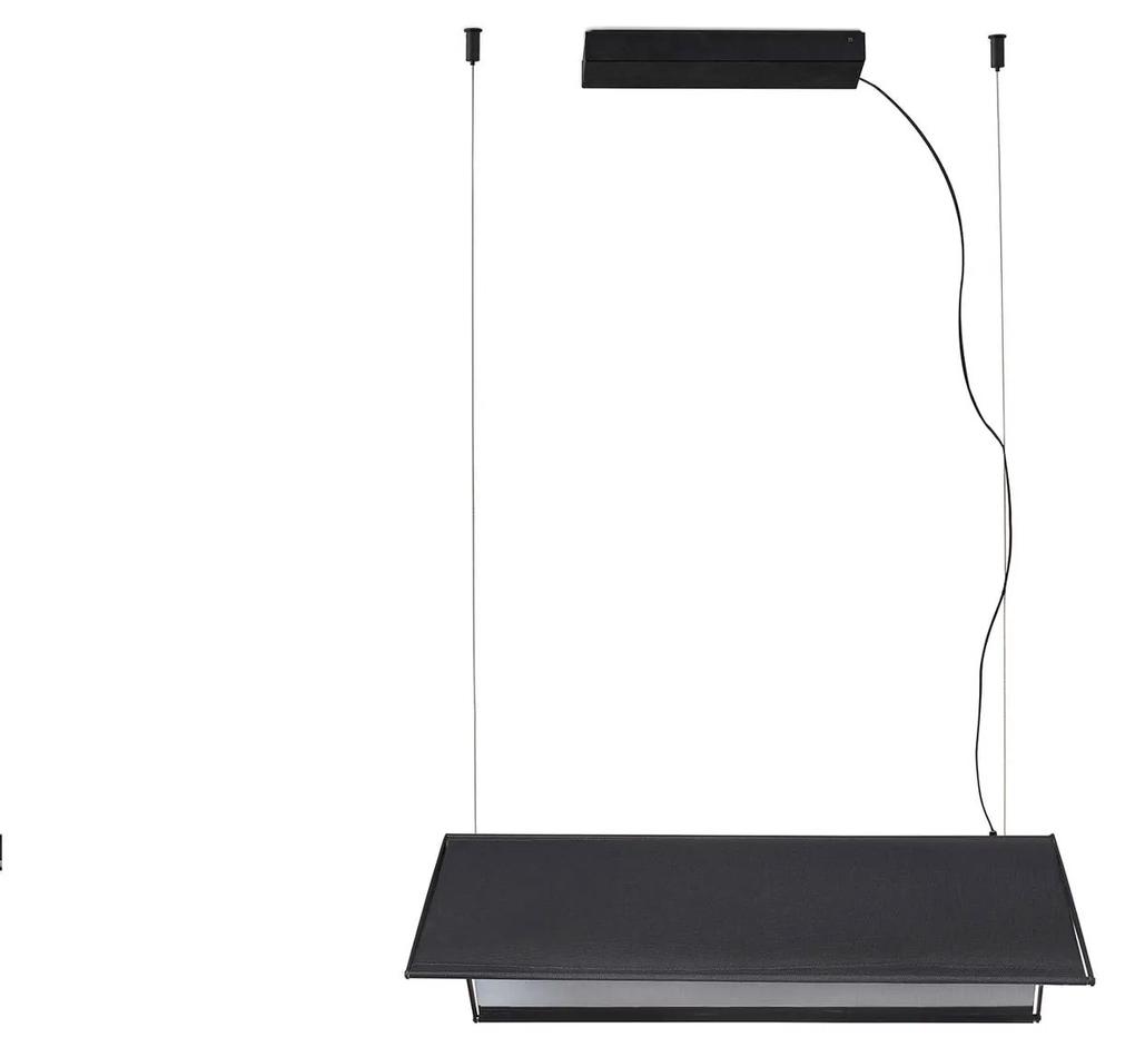 Závesné LED svetlo Ludovico Surface 60 cm, čierna