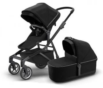 THULE SLEEK MIDNIGHT BLACK ON BLACK S KORBIČKOU