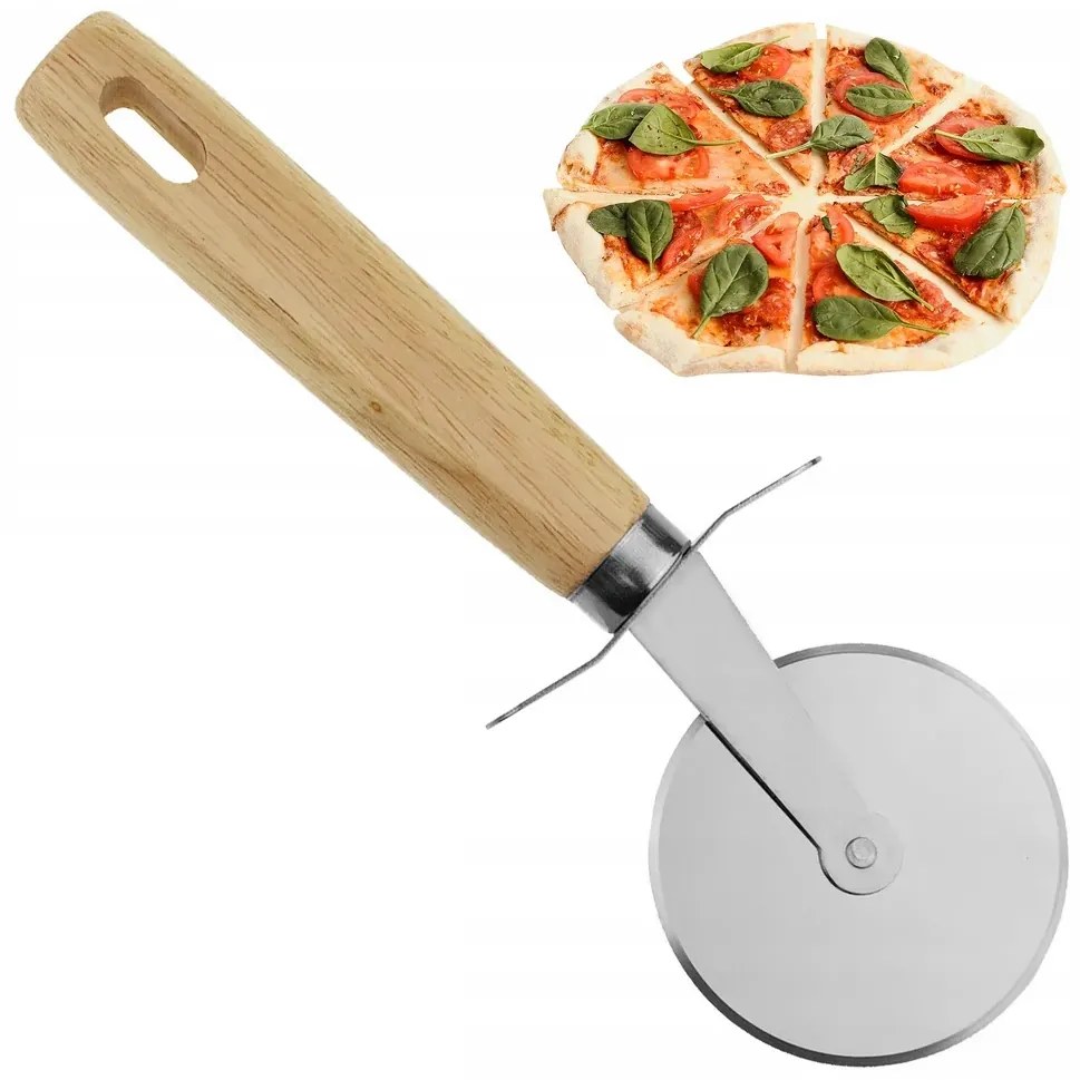 Foxter 2556 Nôž na pizzu 19 cm, nerez, drevo