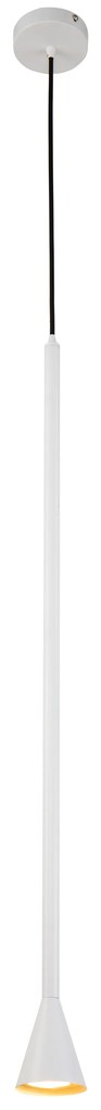 CLX Závesné škandinávske osvetlenie TERRACINA, 1xGU10, 40W, biele