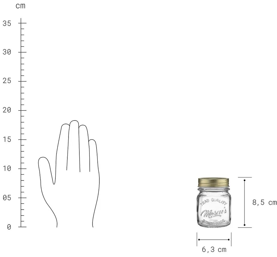MASON'S Zaváraci pohár 150 ml