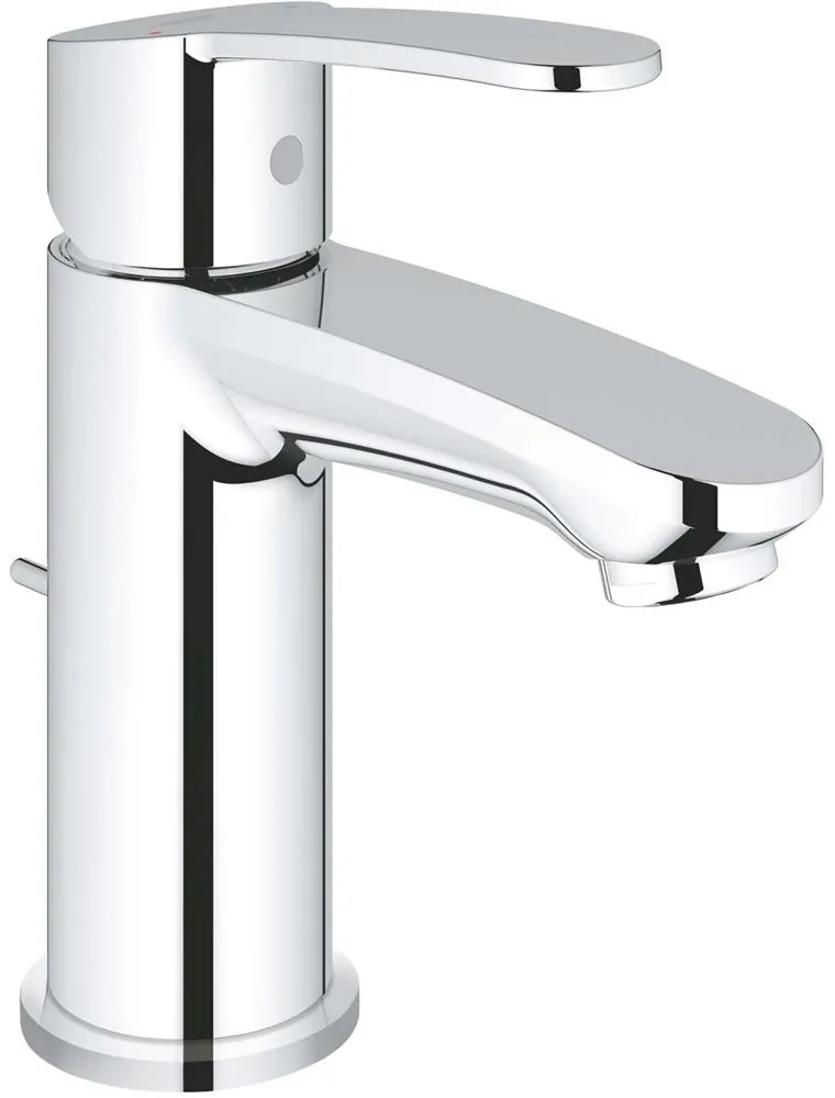 GROHE Eurostyle Cosmopolitan páková umývadlová batéria s odtokovou súpravou s tiahlom, výška výtoku 89 mm, chróm, 23037002