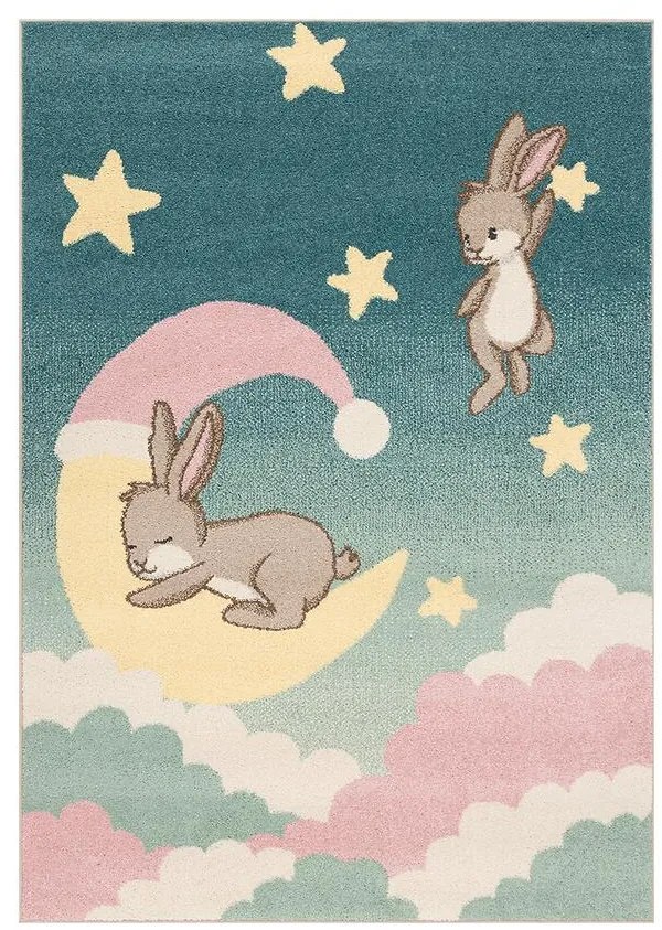 Koberec FD Funky Top Sweet Dreams 1,6/2,2 azúrový