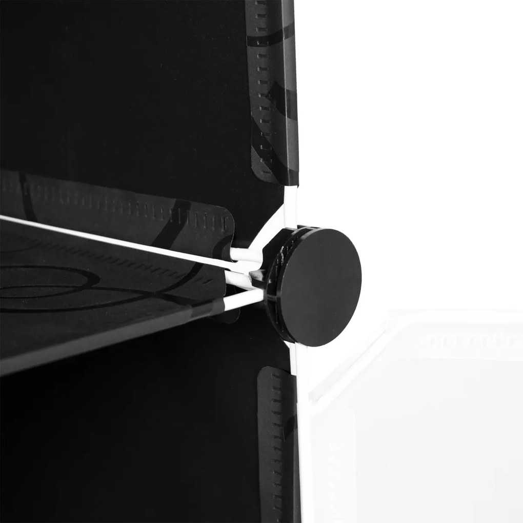 Modulárny botník RAKIA čierny