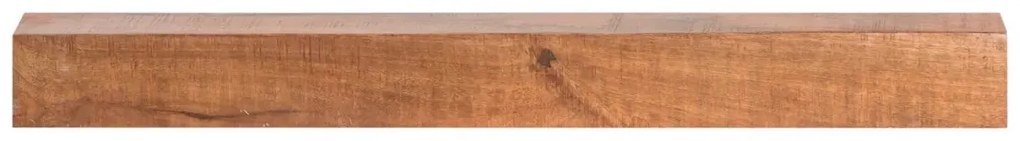 furniture-nabytek.cz - Masivní nástěnná police Country Mango, lakovaná, hnědá – 160 cm