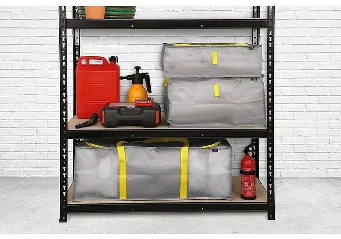 Goodhome Pevný úložný vak na zip 180 l JOTTA, 45 x 90 x 45 cm