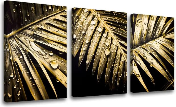 Zlatý dotyk na plátne Secret of the Nature 120x60 cm