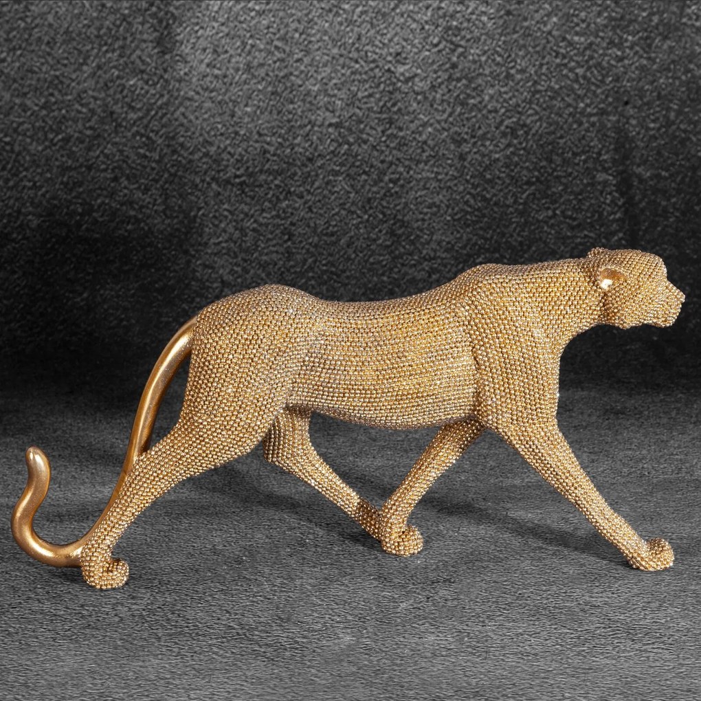 DEKORAČNÁ SOŠKA ELDO 31X6X15 CM ZLATÁ