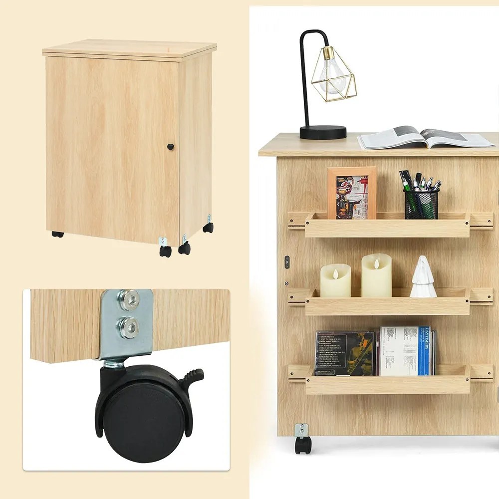 Stôl na šitie prírodný