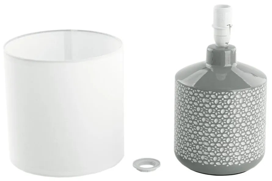 Stolná lampa, biela/sivá, OFRED
