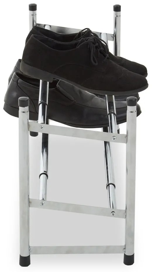 Kovový teleskopický stojan na topánky v striebornej farbe – Premier Housewares