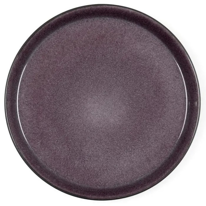 Slivkovofialový kameninový plytký tanier Bitz Mensa, priemer 27 cm