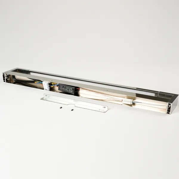 Brilagi-LED Kúpeľňové osvetlené zrkadlá AQUA LINE LED/24W/230V 90 cm IP44 lesklý chróm