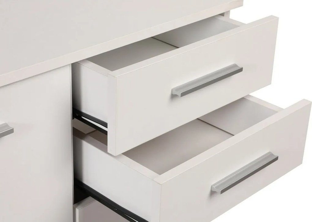 Skrinka na topánky Adre White