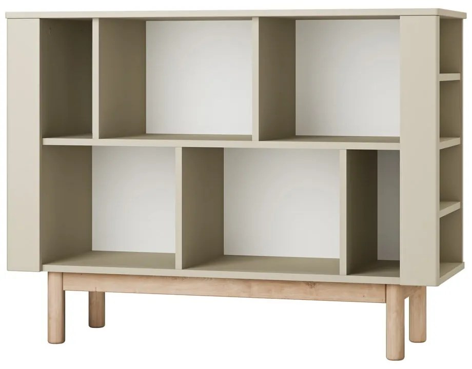 Béžová detská knižnica 120x40 cm Miloo – Pinio