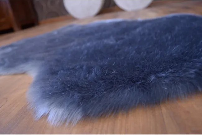 Koberček SKIN 60x90 cm strieborný