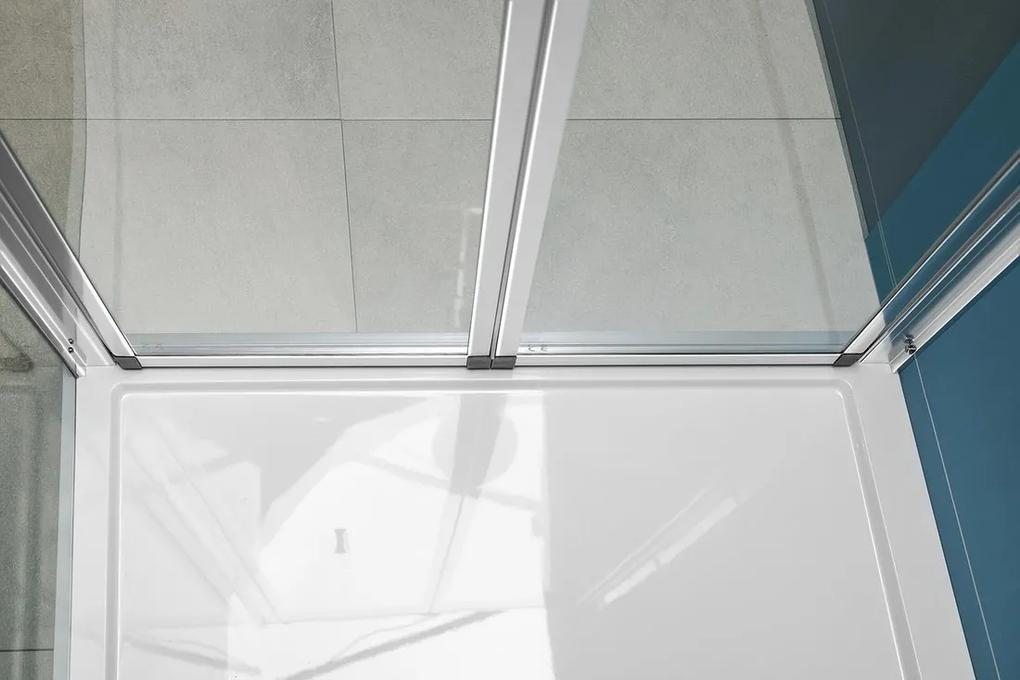 Polysan, EASY LINE obdĺžniková sprchová zástena 900x1000mm, skladacie dvere, L/P varianta, číre sklo, EL1990EL3415