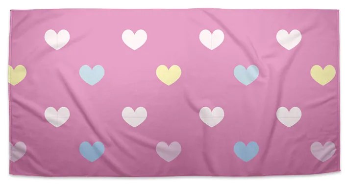Sablio Uterák Srdce na ružovej - 50x100 cm