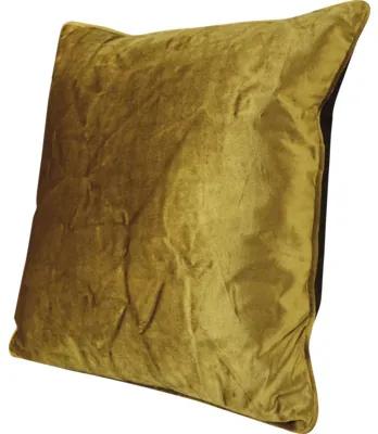 Vankúš Velvet zlatý 45x45 cm