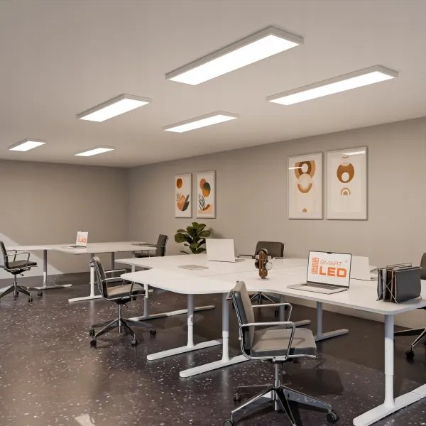 LED Prisadený panel LED/60W/230V 30x120 cm biely