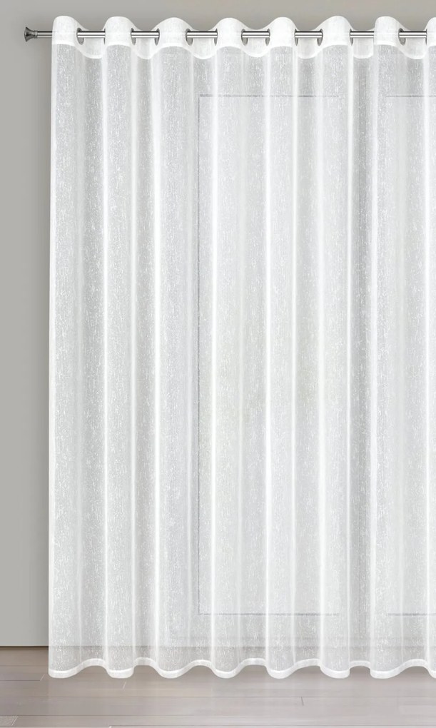 ZÁCLONA NA KRÚŽKOCH KELLY 300X250 CM BIELA