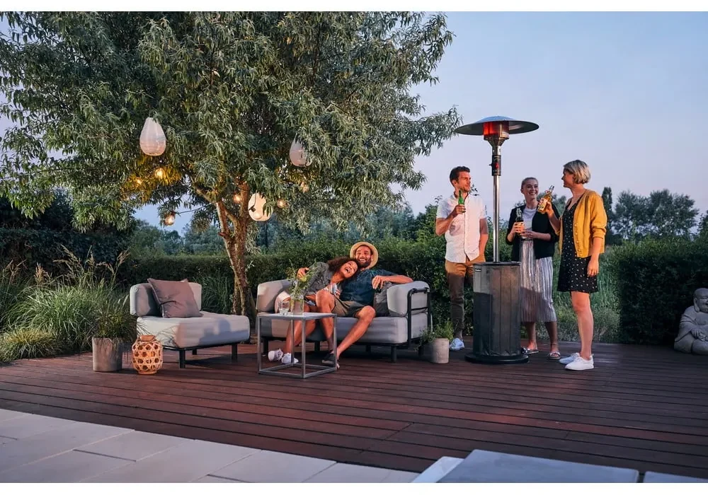 Sivá tepelná plynová lampa ENDERS Fancy