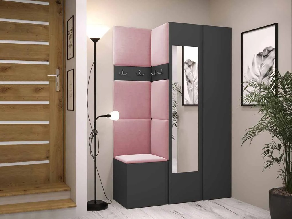 Predsieň Tavasz XXVI, Farby: Biela, Farba čalúnenia:: ekokoža Soft 017 (biela)