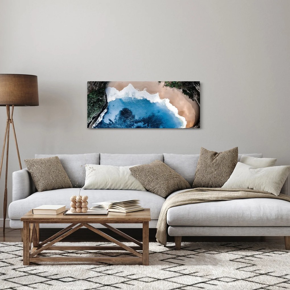 Obraz pláže Nusa Penida, Indonézia (120x50 cm)