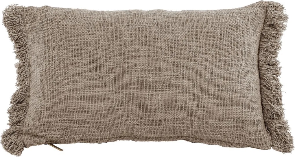 Dekoratívny vankúšik TISECO SOLID 30x50 cm, sivohnedý