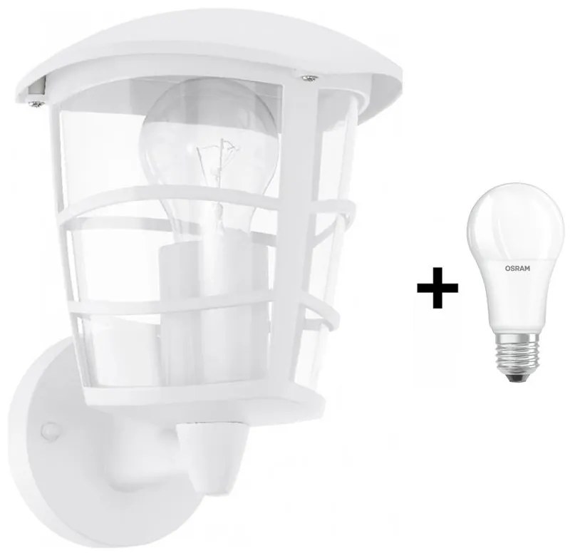 Eglo 93094 - LED Vonkajšie nástenné svietidlo ALORIA 1xE27/8,5W/230V IP44 EG93094