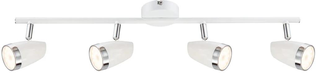 CLX Stropné moderné bodové LED osvetlenie FANO, 4x4W, teplá biela