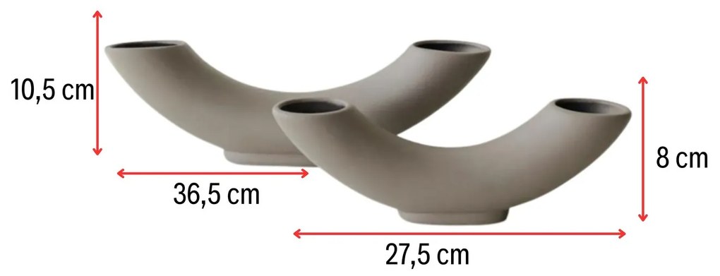 Horn Set - Brown