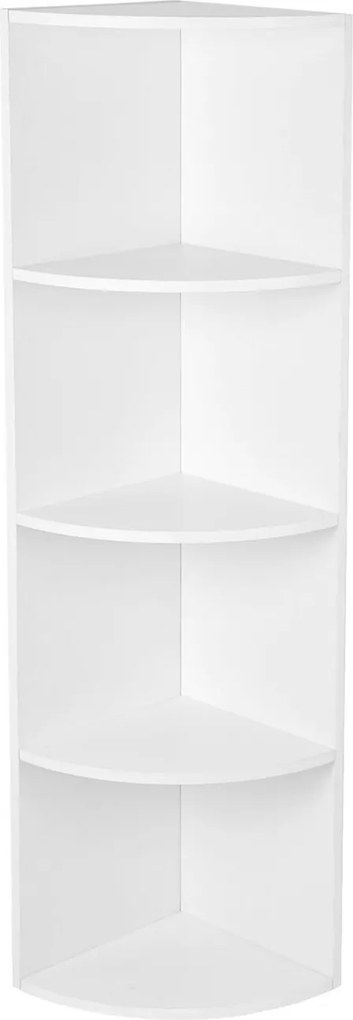 XXXLutz ROHOVÝ REGÁL, biela, 30/129,5/30 cm Boxxx - Online Only drobný nábytok - 002543001308