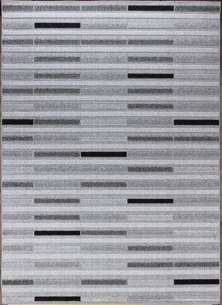 BE Koberec Lagos 1053 GREY – sivý obdĺžnikový Rozmer: 140x190 cm