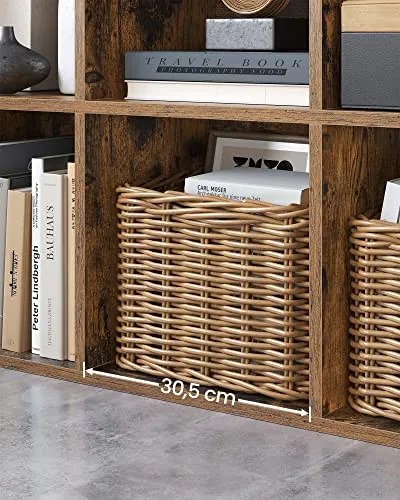 Knižnica s 8 priehradkami VASAGLE LBC024T01