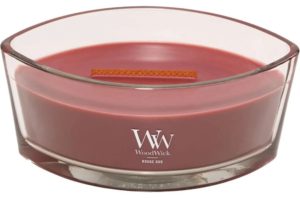 Vonná sviečka WoodWick Rouge Oud, 453 g