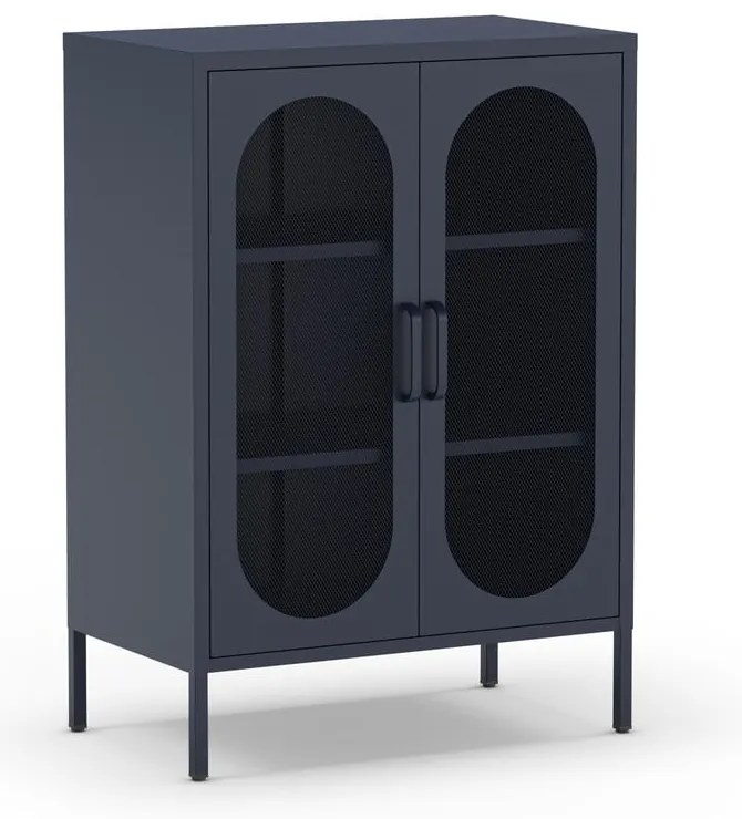 Tmavomodrá skrinka 70x100 cm Diora – Marckeric