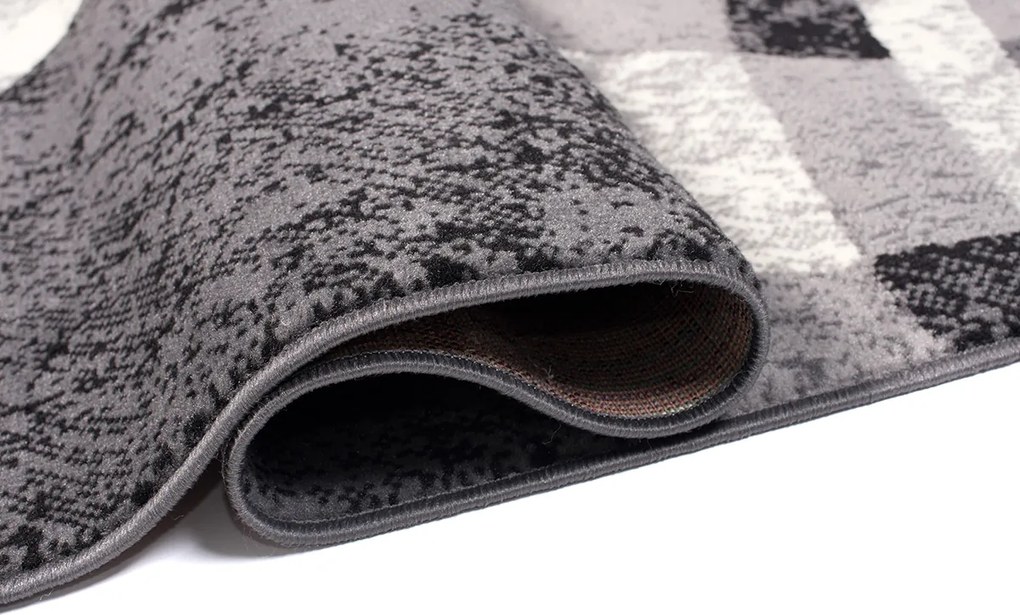 TA Koberec 4959A DARK GRAY CHEAP PP CRM Sivý Obdĺžnikový Rozmer: 80x150 cm