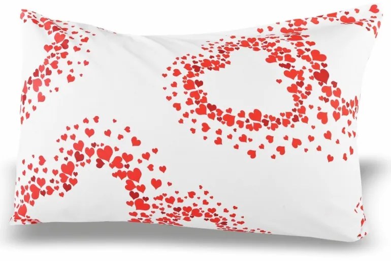 Vankúš 50 x 70 Srdcia EMI