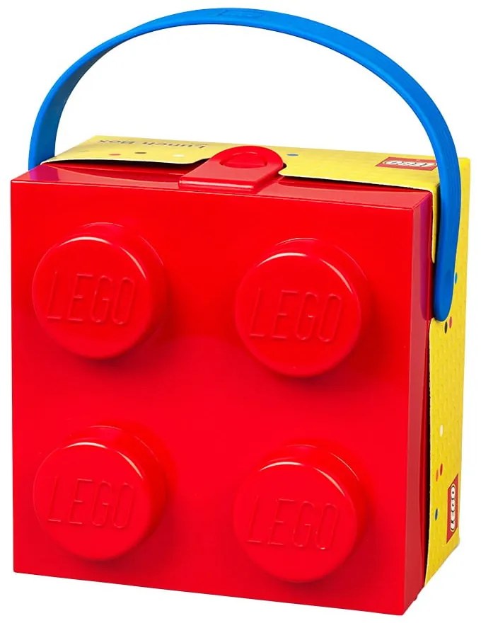 Červený úložný box s rukoväťou LEGO®