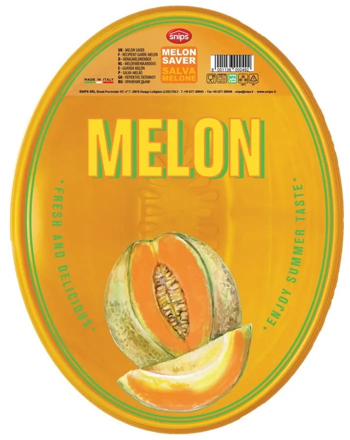 Dóza na žltý melón Snips Melon, 2 l