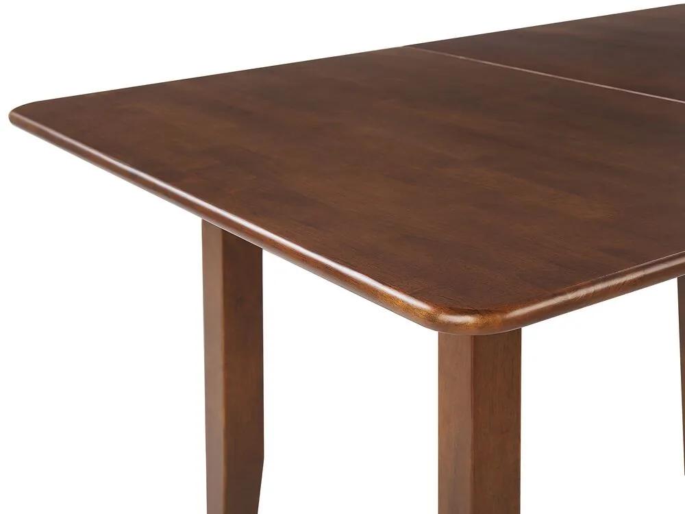 Rozkladací jedálenský stôl 90/120 x 60 cm tmavé drevo MASELA Beliani