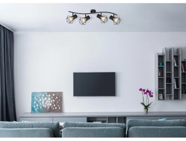 Globo 54017-4 - Bodové svietidlo PRISKA 4xE27/40W/230V