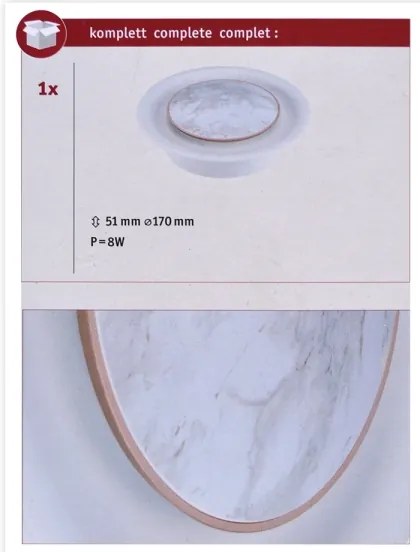 Paulmann 79700 - LED/6,5W Nástenné svietidlo TIRIL 230V