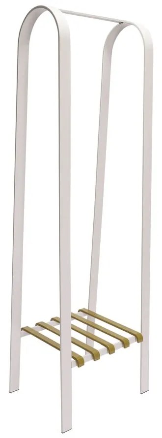 Biely kovový stojan na oblečenie Sempre – Hübsch