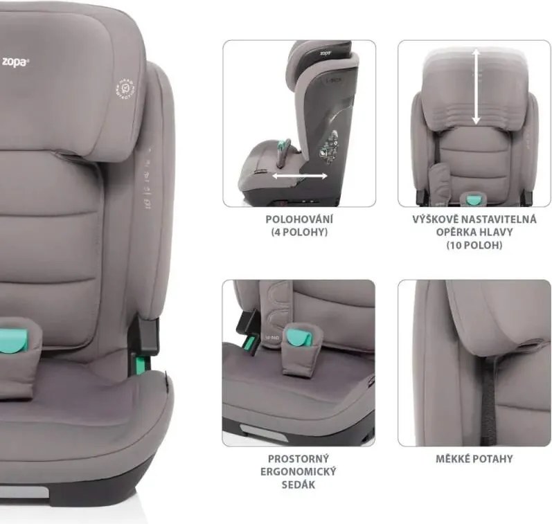 Zopa autosedačka Matrix i-Size - aquatic green