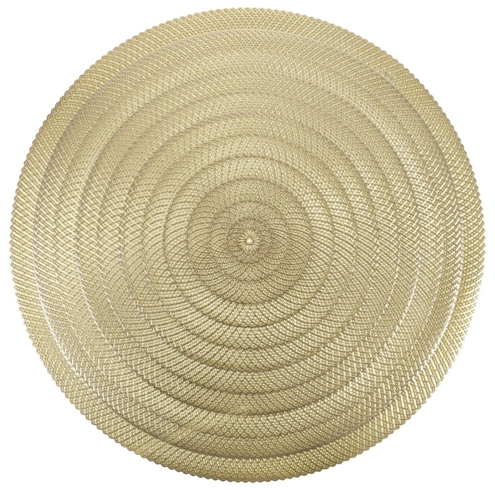 SADA 6 KS PRESTIERANIE NA STÔL SANDRA 38 CM ZLATÁ